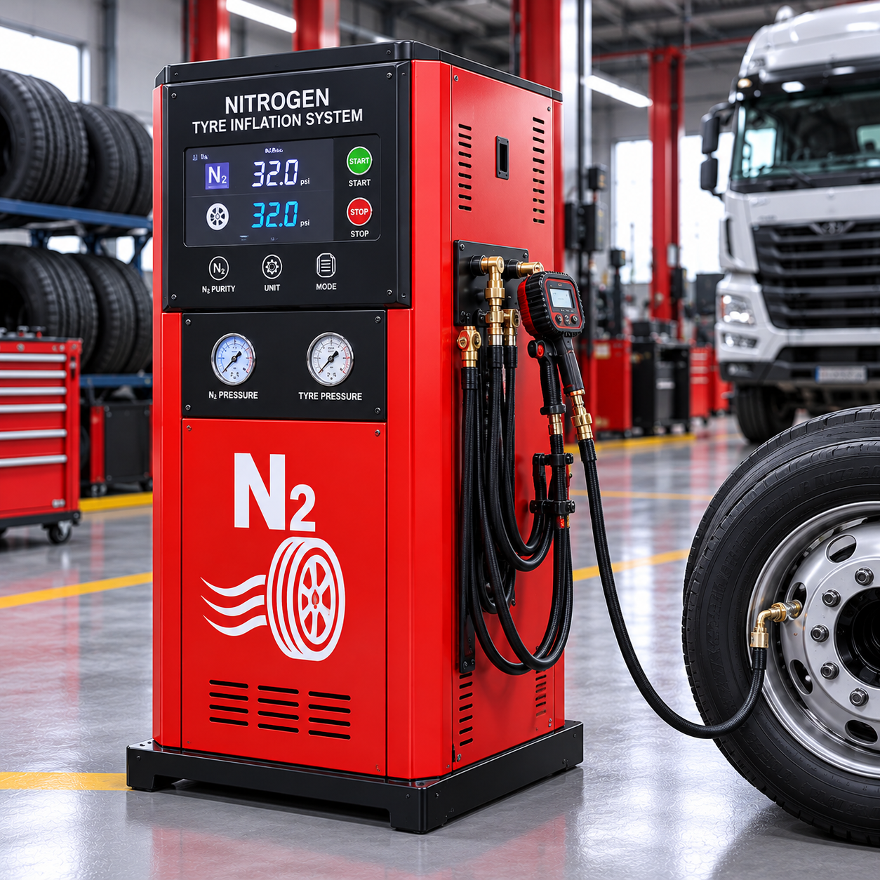 Nitrogen Tyre Inflation Machine